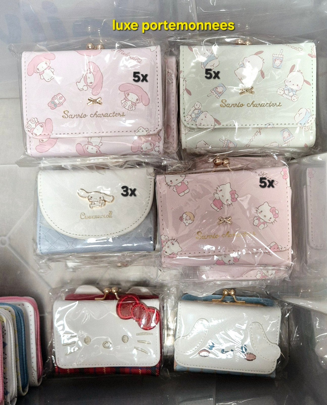 Sanrio divers Hello Kitty,  Melody, Cinnamoroll etc., Ophalen of Verzenden, Nieuw, Overige kleuren