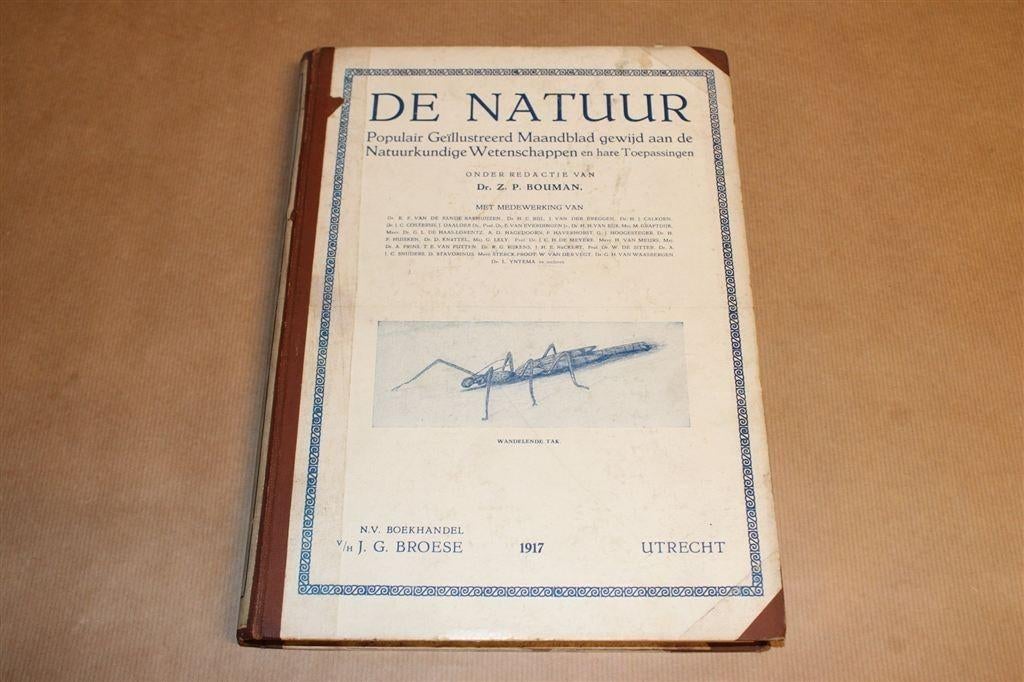 De Natuur — Complete Jaargang 1917, Antiek en Kunst, Ophalen of Verzenden