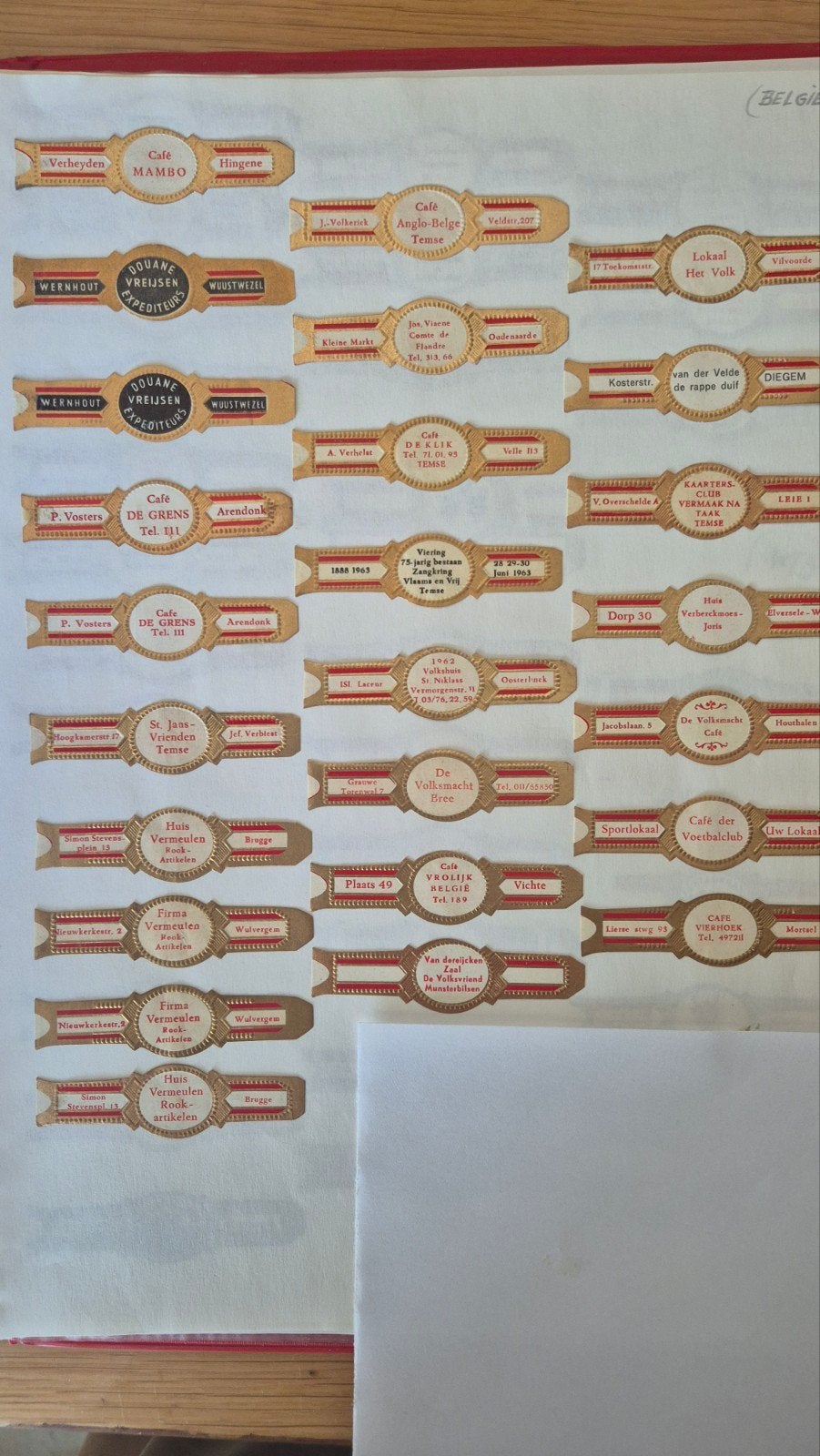 Sigarenbanden, Verzamelen, Ophalen, Sigarenbandjes