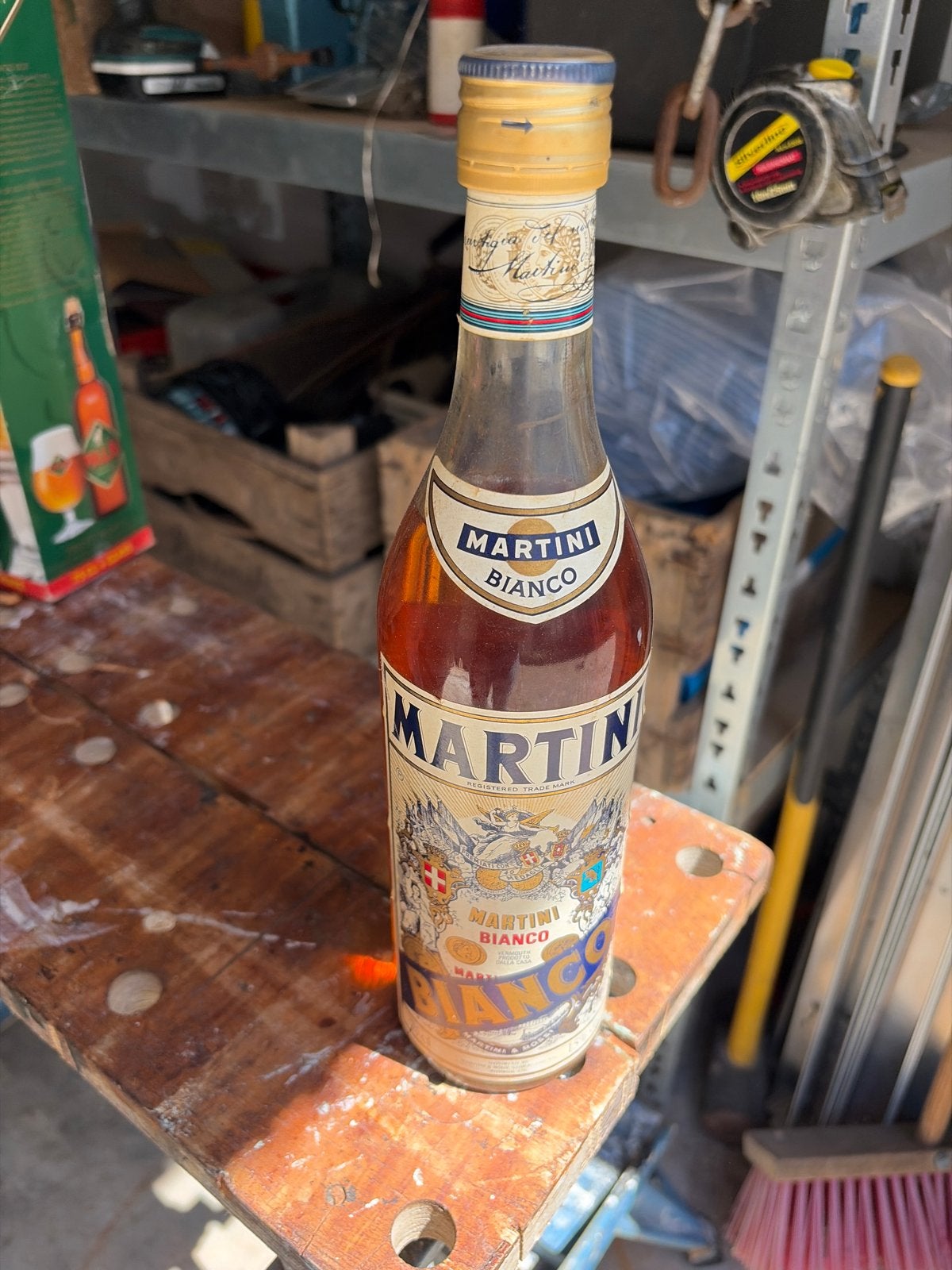 Martini Bianco - Vintage fles, Ophalen, Gebruikt, Italië, Overige typen