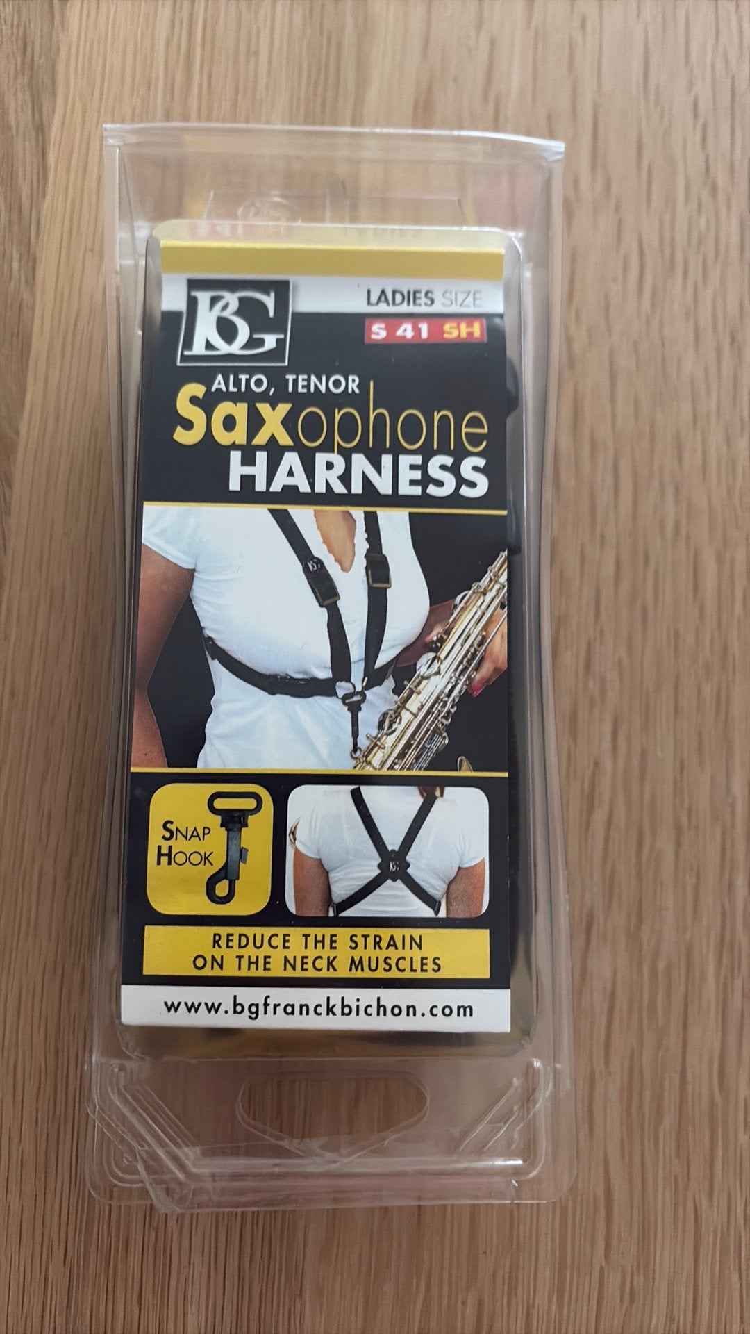Saxofoon draagband, Muziek en Instrumenten, Blaasinstrumenten | Saxofoons, Ophalen of Verzenden, Zo goed als nieuw, Alt