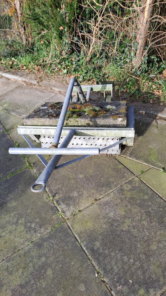 Verticuteerhark voor zitmaaier, Ophalen, Gebruikt, Minder dan 90 cm