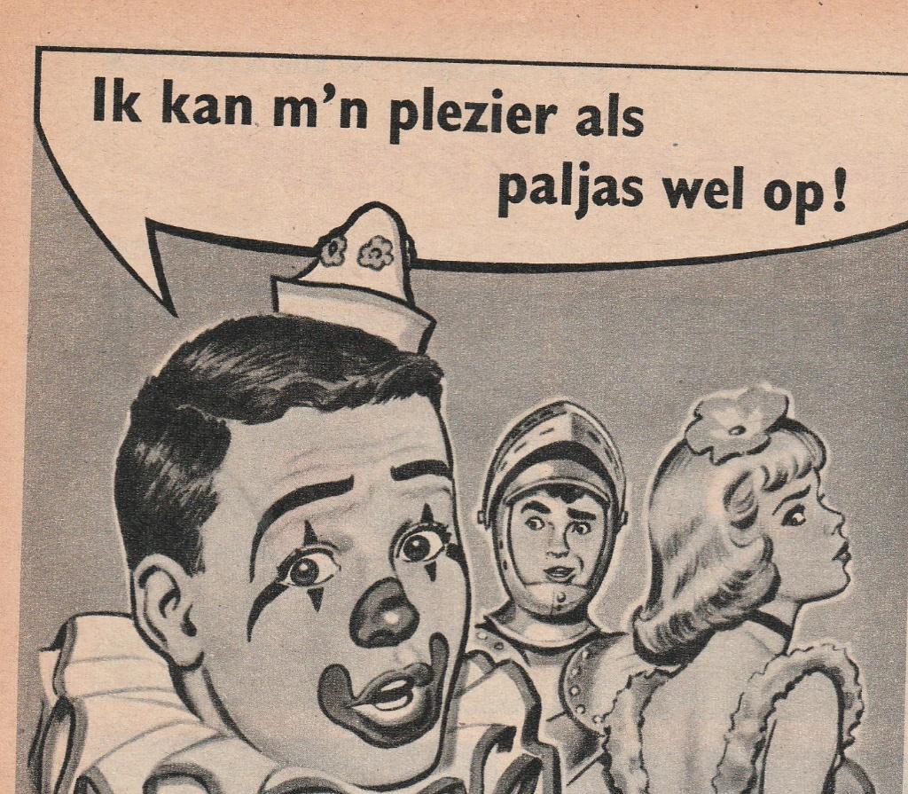 Retro reclame 1961 Colgate jongetje is de clown, Verzenden, Overige typen