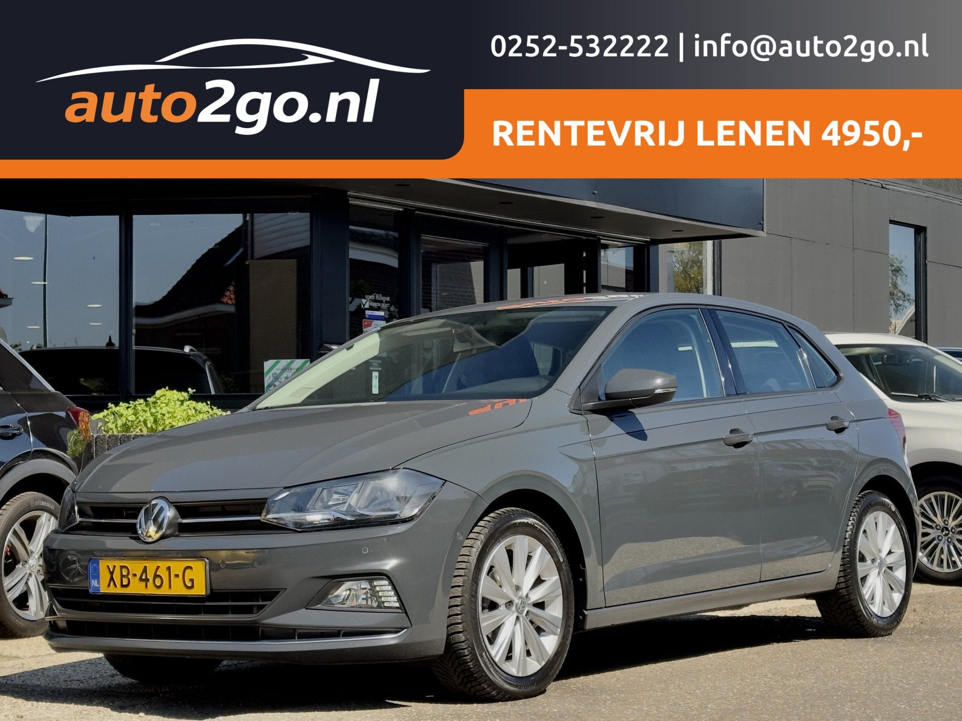 Volkswagen Polo 1.0 TSI AUT7 HIGHLINE APPLE-CARPLAY AIRCO LE, Auto's, Gebruikt, Euro 6, 49 €/maand, Origineel Nederlands