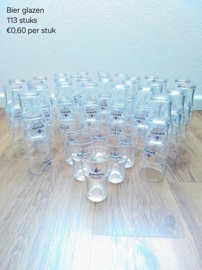 Bierglazen, frisdrankglazen, theeglazen enz, Ophalen, Overige materialen, Gebruikt, Schaal of Schalen