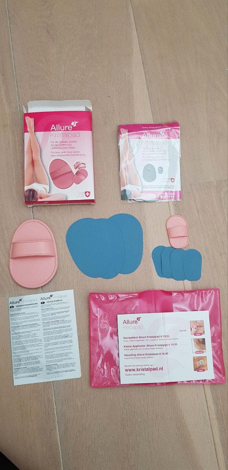 Allure Kristalpad Ontharingsset - Zachte Huid, Ophalen of Verzenden, Overige typen