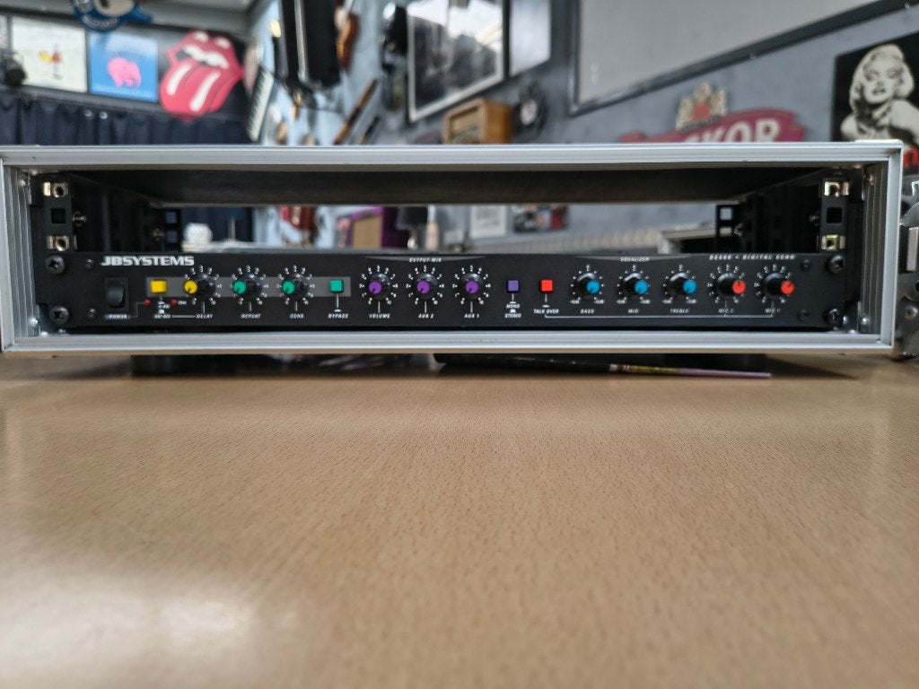 JB Systems DE‑600 Digital Echo + Flaycase – Perfect werkend, Muziek en Instrumenten, Ophalen, Gebruikt