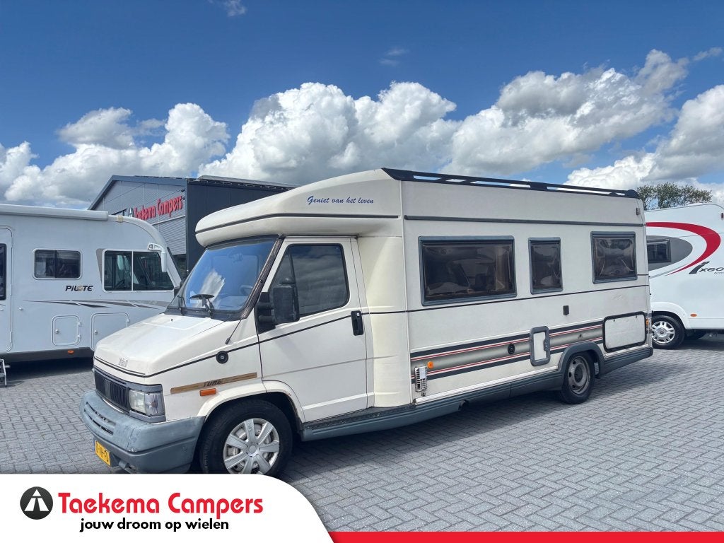 Fiat Bürstner T620 1991/6.60M/Dwarsbed/95PK/INRUILK, Caravans en Kamperen, Campers, Fiat, 6 tot 7 meter, Bedrijf, Bürstner
