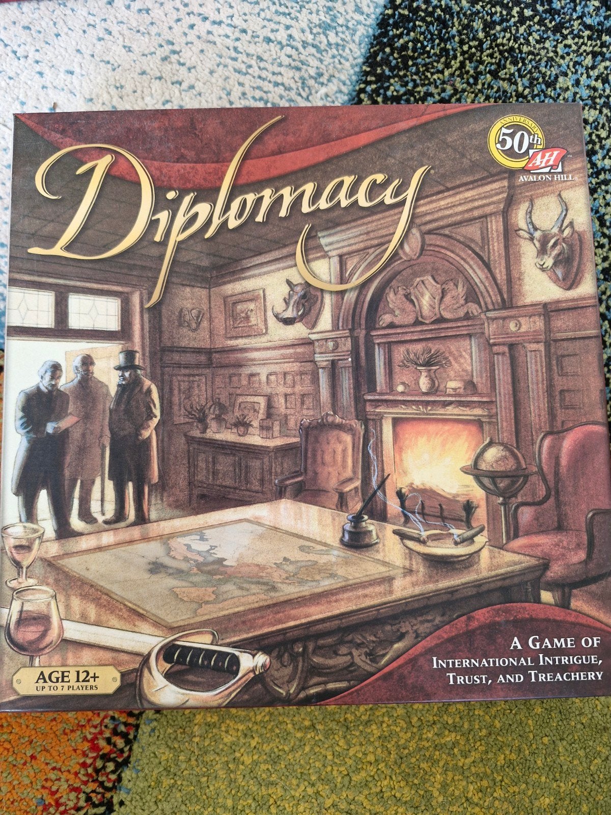 Diplomacy Bordspel - Strategie en Intrigue, Vijf spelers of meer, Ophalen of Verzenden, Zo goed als nieuw, Avalon Hill