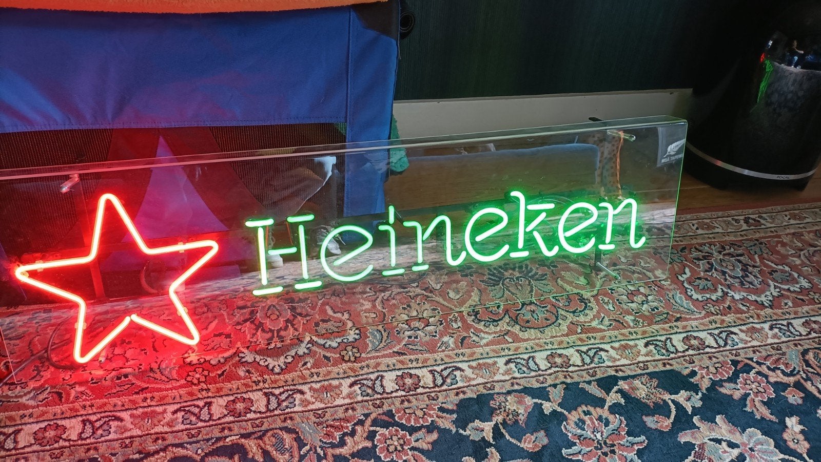 Heineken neon verlichting, Ophalen, Lichtbak of (neon) lamp