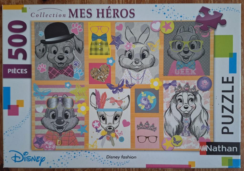 Nathan Disney puzzel 500 stukjes, Hobby en Vrije tijd, Denksport en Puzzels, Ophalen of Verzenden, 500 t/m 1500 stukjes, Zo goed als nieuw