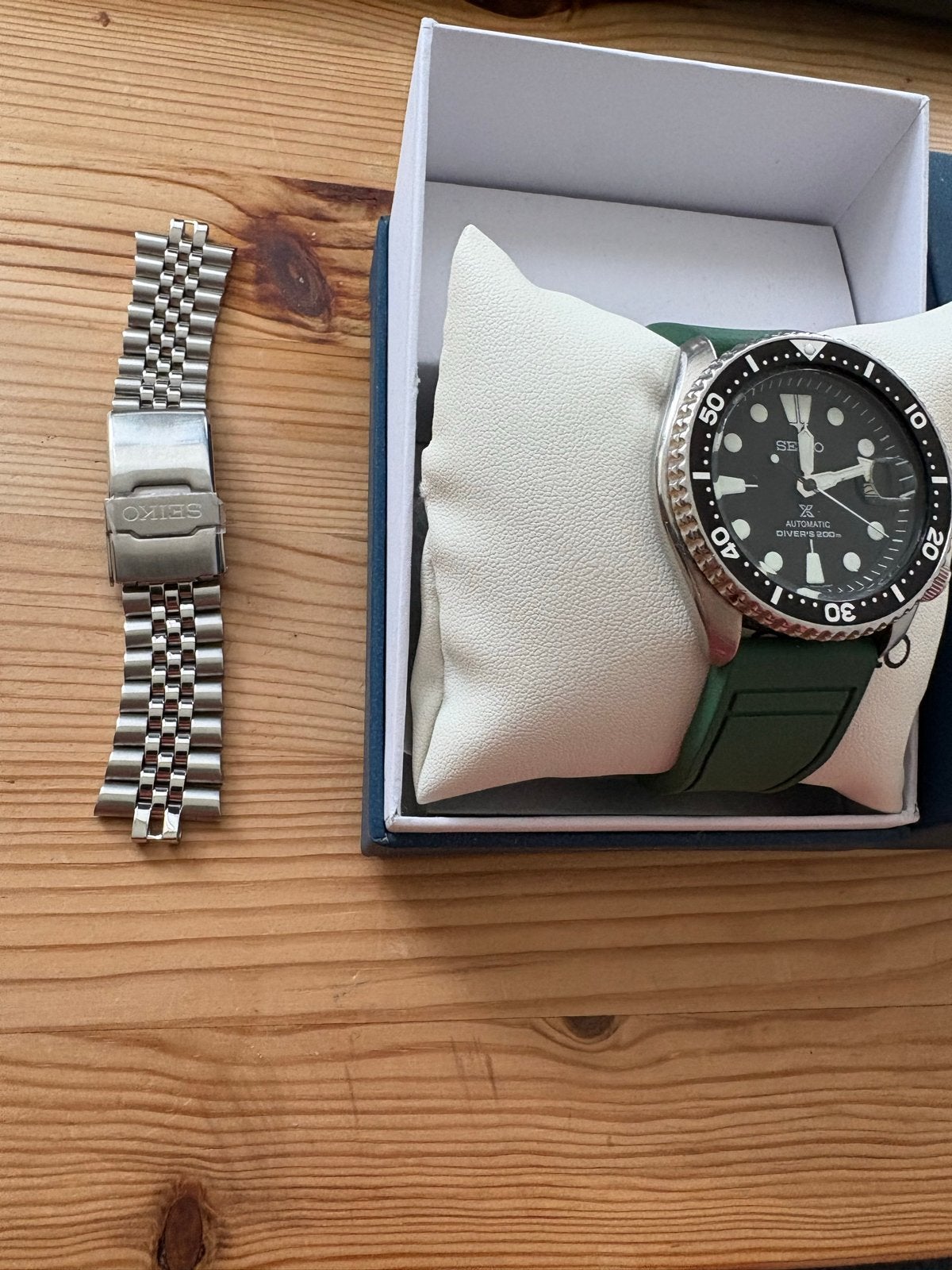 Seiko 7002/7001 Mod Duikhorloge Automaat - Zeer Goede Staat, Seiko, Staal, Polshorloge, Overige materialen