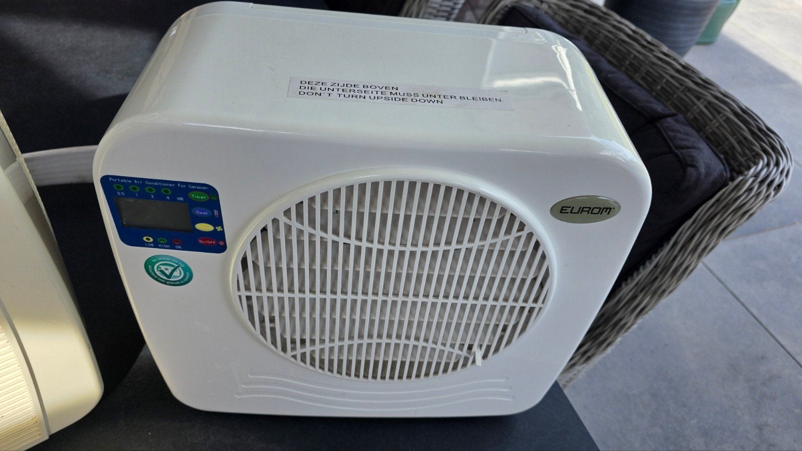 Caravan Split Airco Eurom AC2401, Ophalen of Verzenden, Zo goed als nieuw