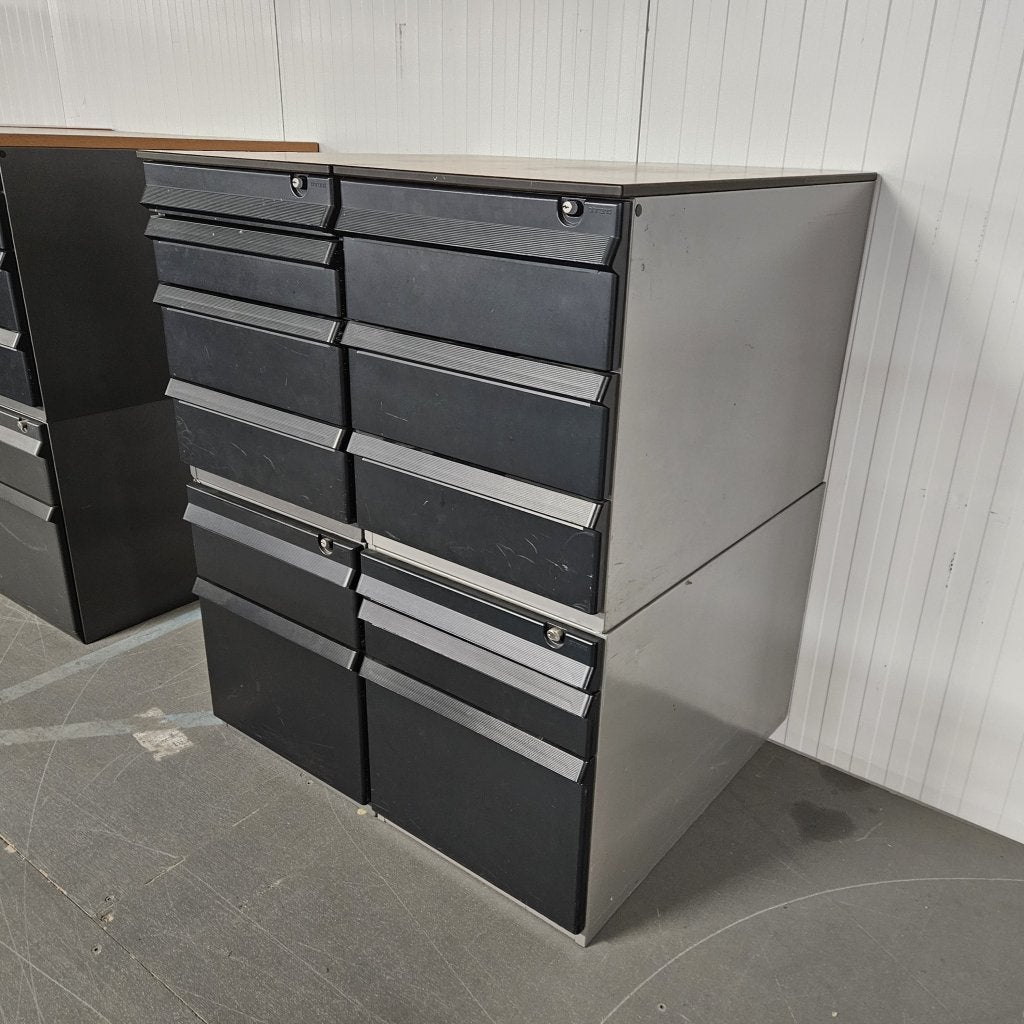 Ahrend 4-delig ladeblok met 12 lades - 104x85x77 cm, Huis en Inrichting, Niet ingevuld, Gebruikt, Niet ingevuld, Niet ingevuld
