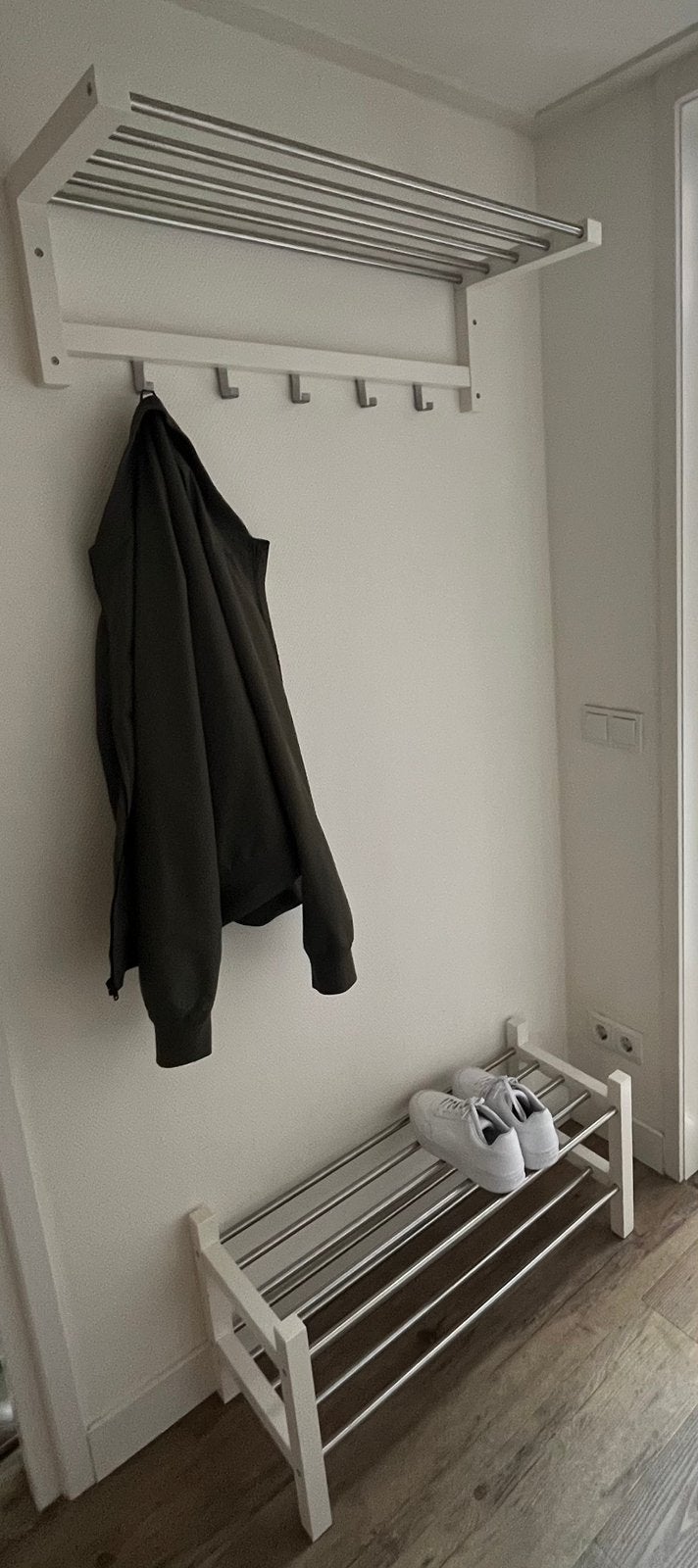 IKEA TJUSIG schoenenrek en kapstok set, Huis en Inrichting, Kasten | Schoenenrekken, Ophalen, Gebruikt
