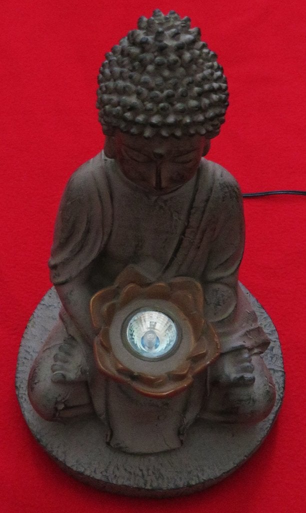 Beeld Boeddha met lamp, beeld Boeddha met licht, Ophalen, Gebruikt, Overige typen