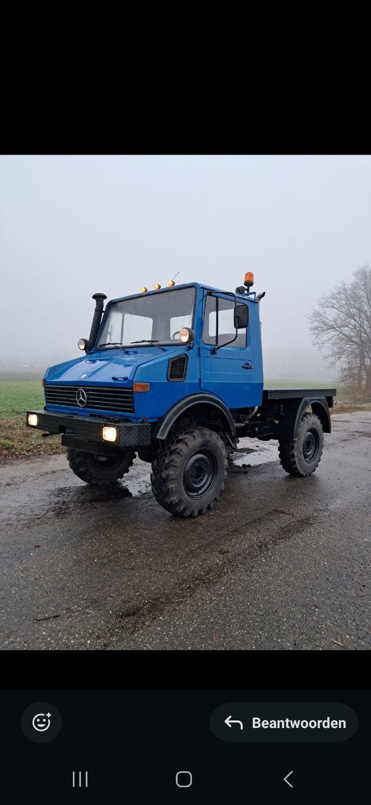 unimog u1000 met trekkerkenteken 40km!!, Ophalen