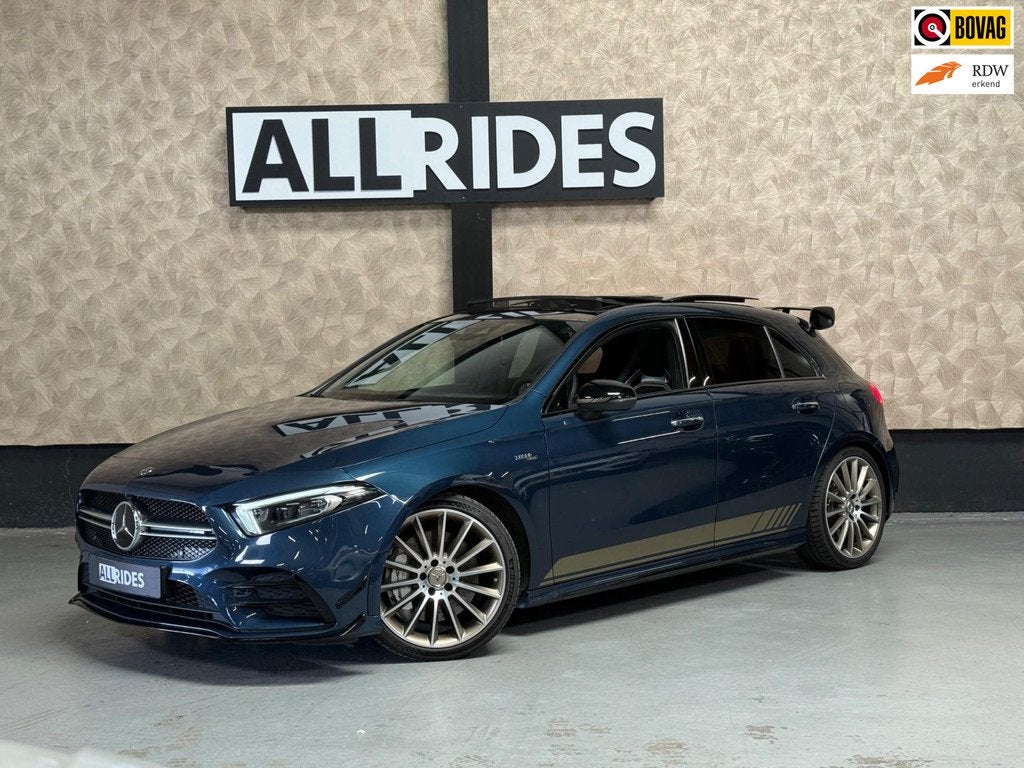 Mercedes-Benz A-klasse AMG 35 4MATIC Edition One | Pano | St, Auto's, Mercedes-Benz, Automaat, Gebruikt, 4 cilinders, 2000 kg