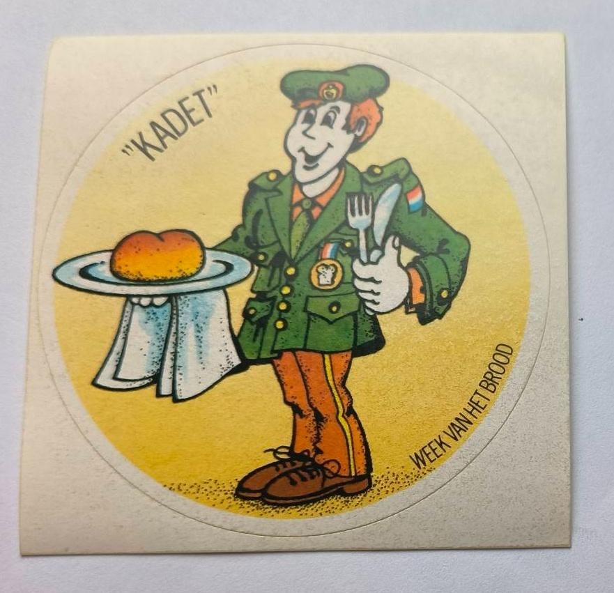 Sticker Kadet, Ophalen of Verzenden, Zo goed als nieuw, Overige typen