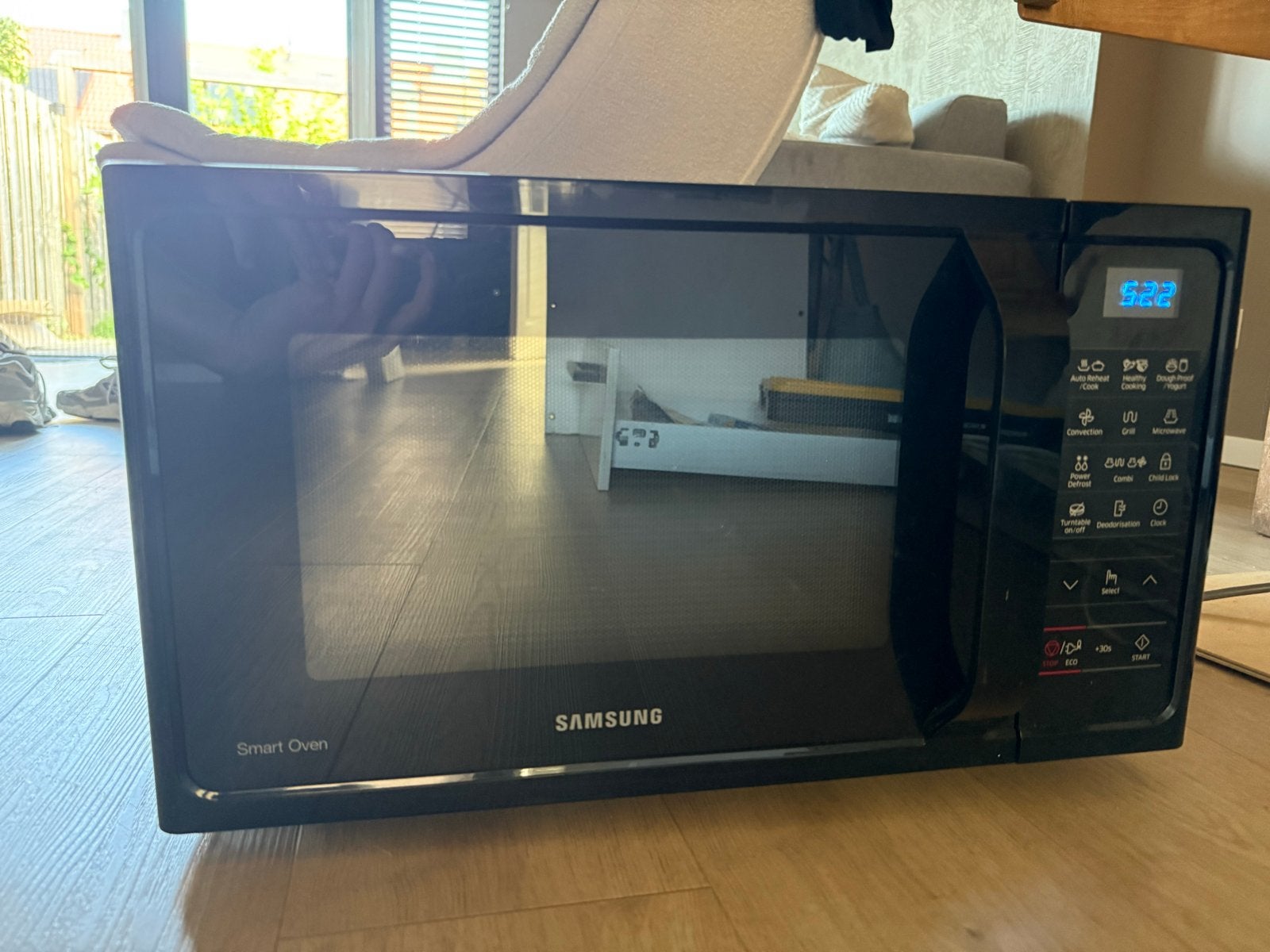 Samsung Smart Oven Combi Magnetron Zwart, Witgoed en Apparatuur, Magnetrons, Gebruikt, Vrijstaand, Combimagnetron, 45 tot 60 cm