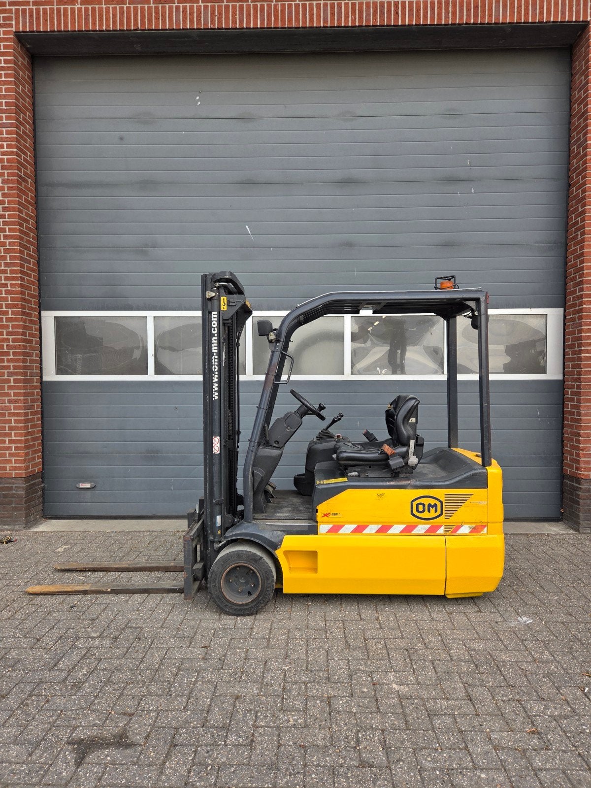 Heftruck OM XE20 Triplex Sideshift Freelift 4800 mm 2010, 1000 tot 2000 kg, Ophalen of Verzenden, Elektrisch, Heftruck