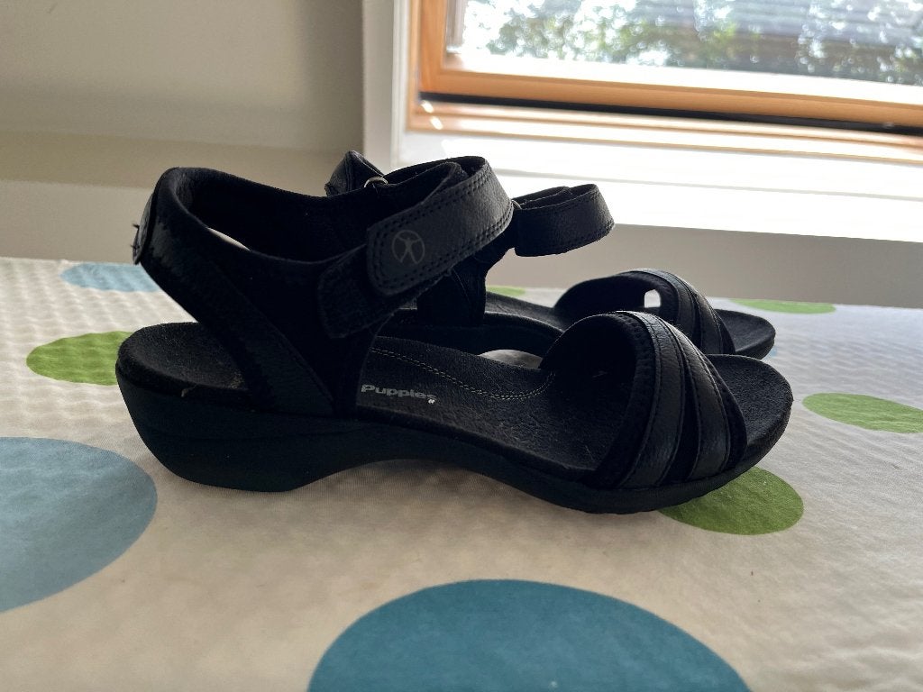 Dames sandalen hush puppies maat 37, Zwart, Nieuw, Hush Puppies, Sandalen of Muiltjes