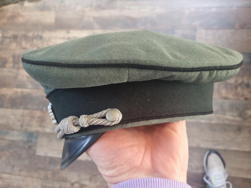 Duits WOII Schirmmütze wehrmacht pionier officier, Verzamelen, Ophalen of Verzenden, Duitsland