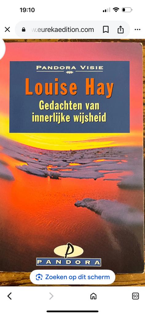 Gedachten van innerlijke wijsheid, Ophalen of Verzenden, Zo goed als nieuw, Spiritualiteit algemeen, Overige typen