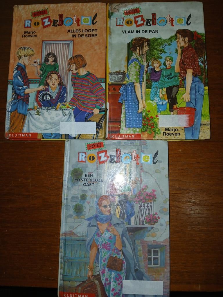 Hotel Rozebottel boeken - 3 delen, Ophalen of Verzenden