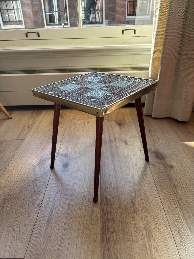Mozaïeken bijzettafel, Ophalen, Minder dan 45 cm, Minder dan 55 cm, Gebruikt