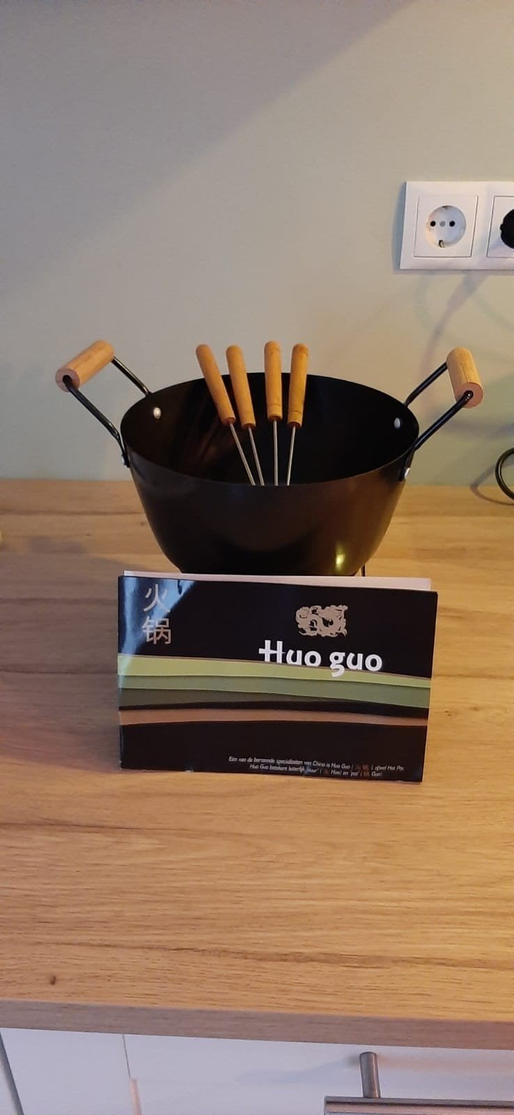Nieuwe Hot Pot Set - Nooit Gebruikt, Overige typen, Ophalen of Verzenden, Nieuw, Zwart