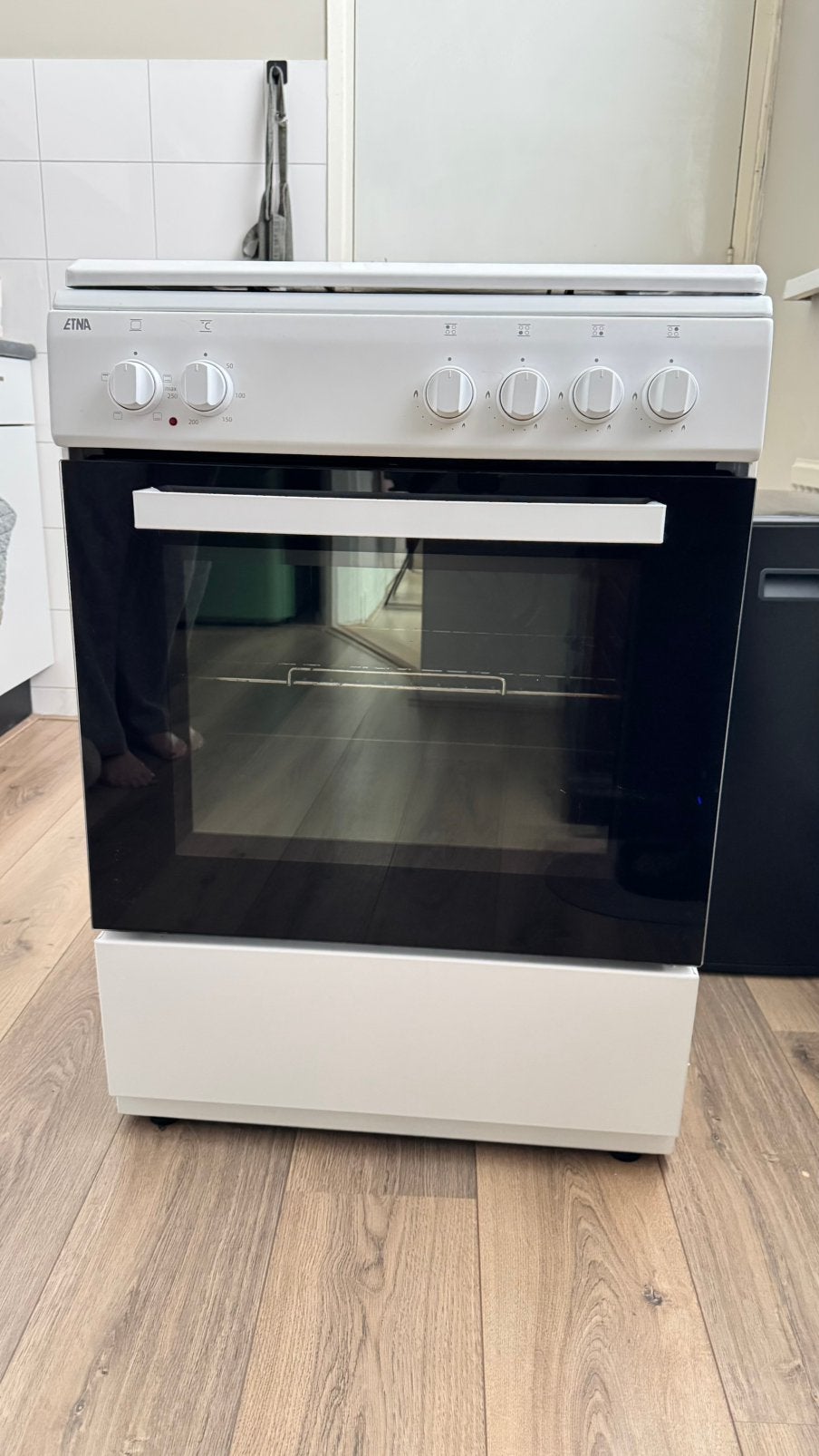 Gasfornuis met oven, Ophalen, Gebruikt, 4 kookzones, Gas