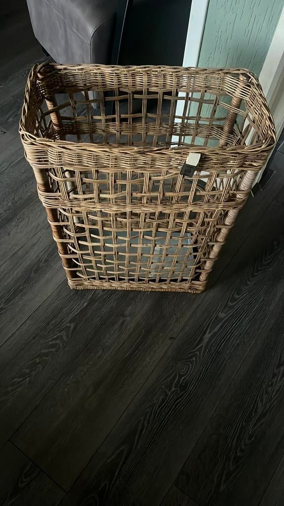 Rivièra maison rattan paraplumand, Ophalen of Verzenden, Zo goed als nieuw, Rond, Riet