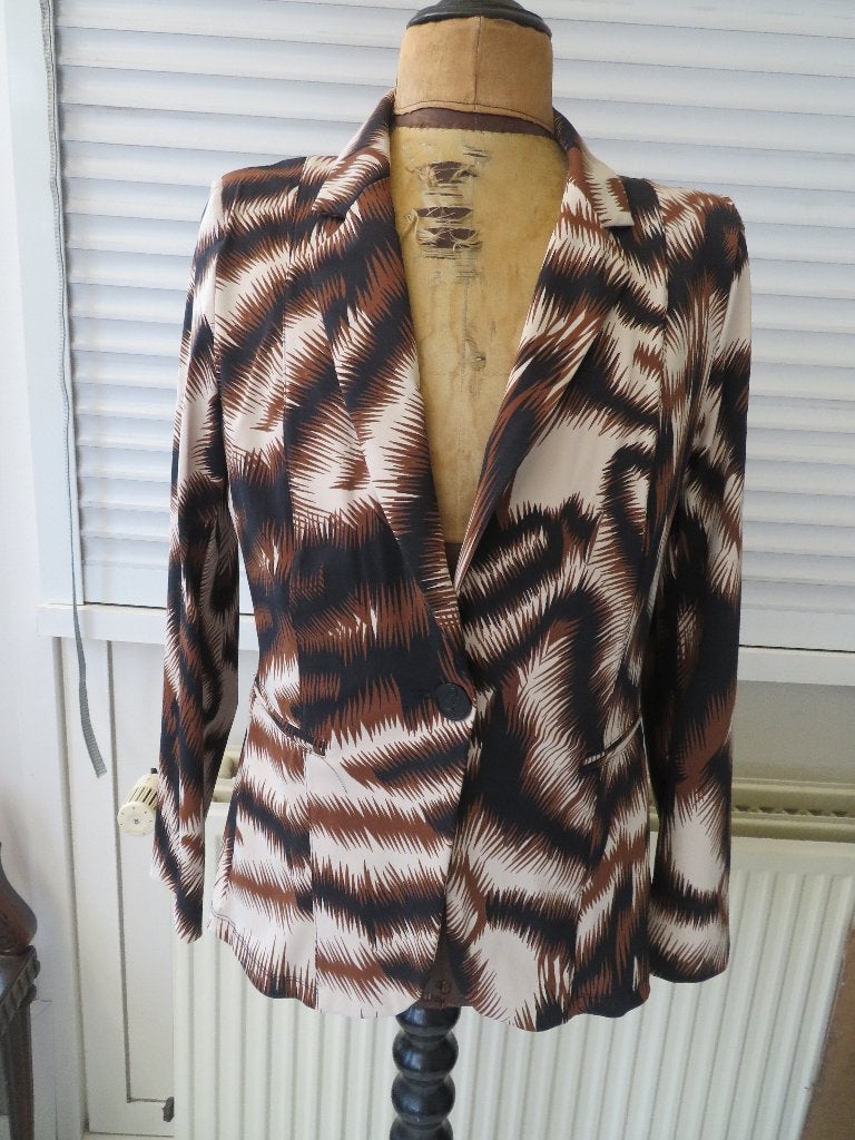 Dames blazer My - Pashion maat XL gekleurd Z.G.A.N., Meerkleurig, Maat 46/48 (XL) of groter, Ophalen of Verzenden, Zo goed als nieuw