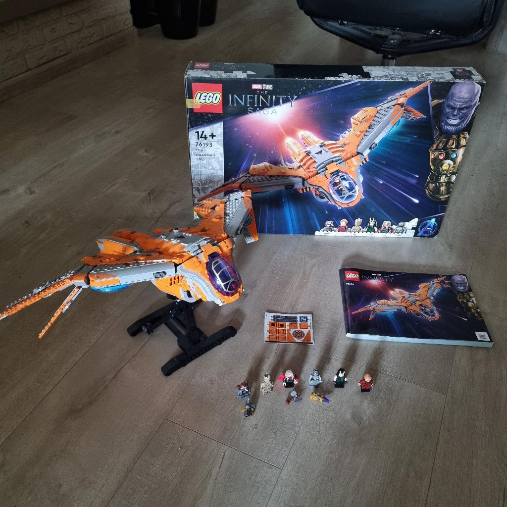 Lego Marvel The Guardians Ships (76193), Gebruikt, Marvel, Lego, Ophalen of Verzenden