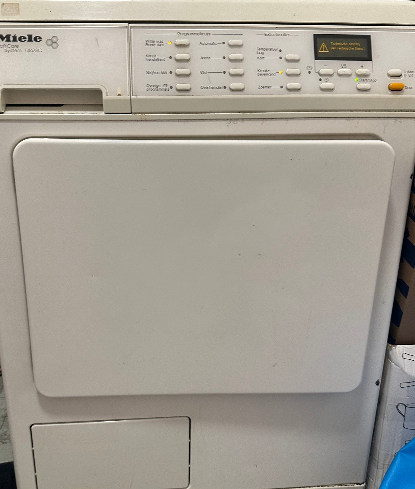 Miele condensdroger Zie omschrijving!!, Witgoed en Apparatuur, Ophalen, 6 tot 8 kg, Zo goed als nieuw, 85 tot 90 cm