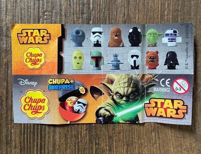 Star Wars hoofdjes (chupa chups) helemaal nog nieuw!!, Ophalen of Verzenden, Nieuw, Beeldje of Figuurtje