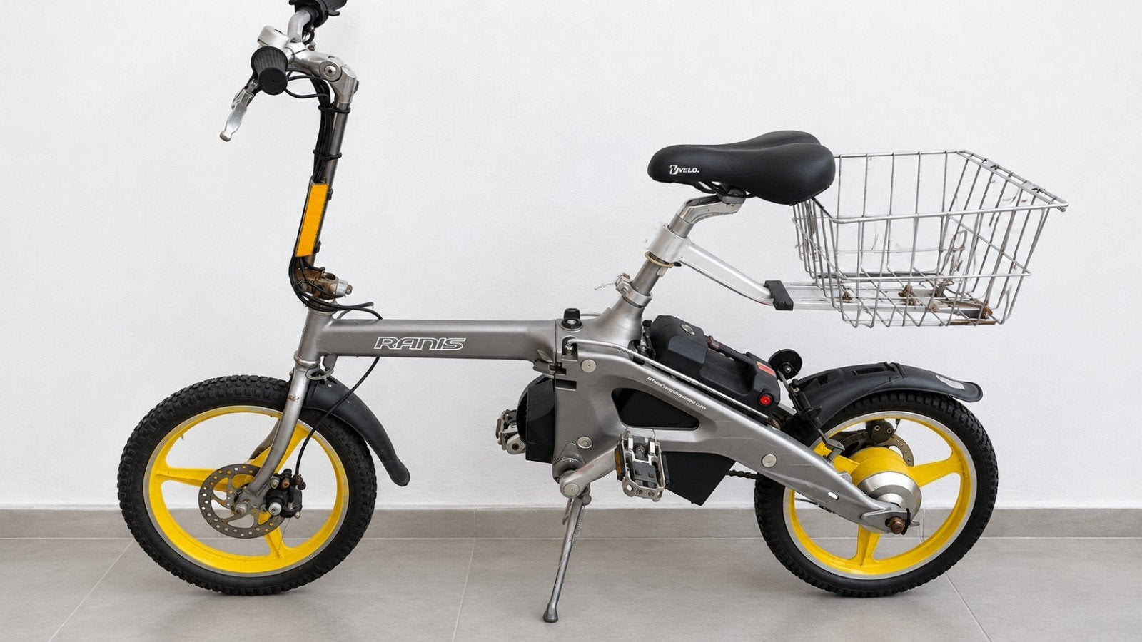 Rains elektrische vouwfiets – met oplader –, Ophalen of Verzenden, Gebruikt, 20 inch of meer