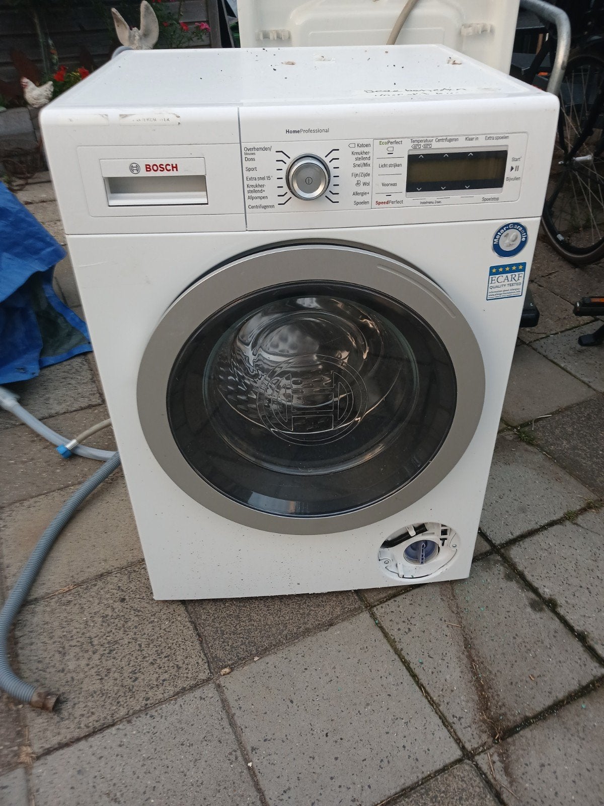 Bosch HomeProfessional Wasmachine - Voorlader, Ophalen, Gebruikt, Wolwasprogramma, Voorlader