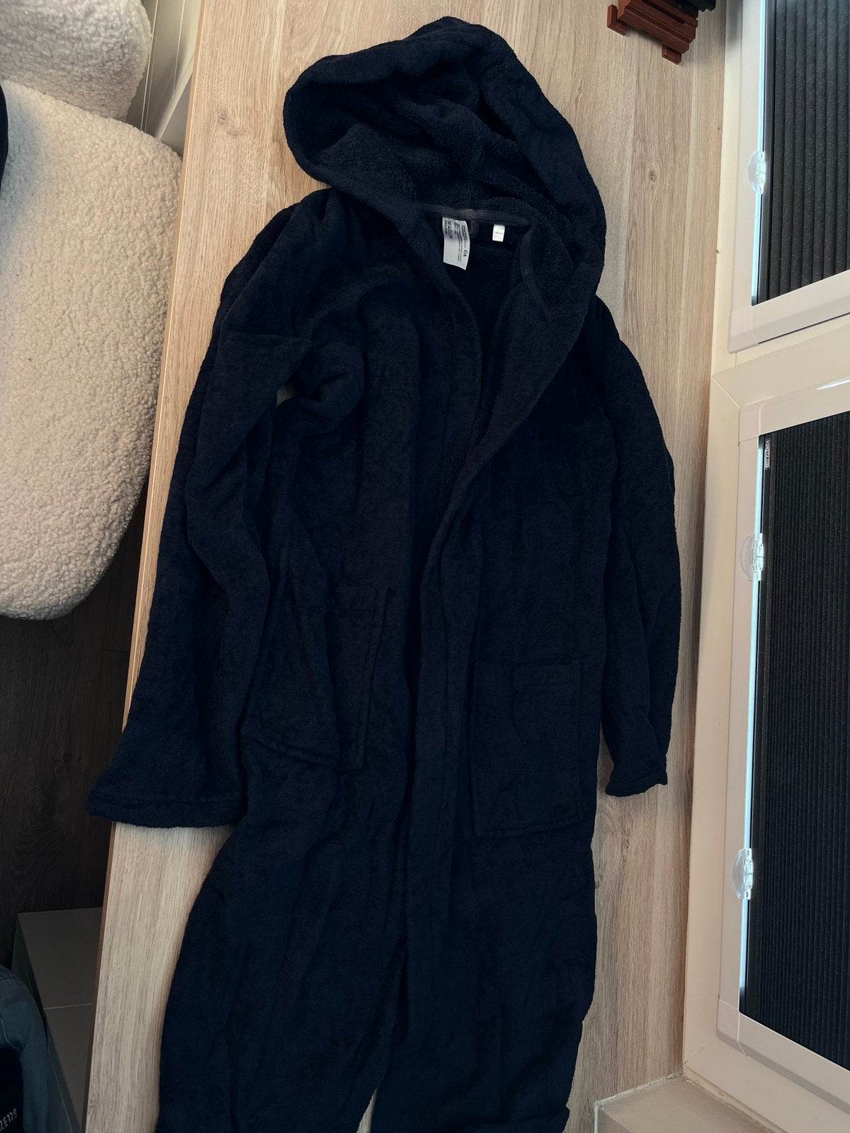 Badjas donkerblauw maat 146/152, Kinderen en Baby's, Verzenden, Zo goed als nieuw, Jongen, Nacht- of Onderkleding