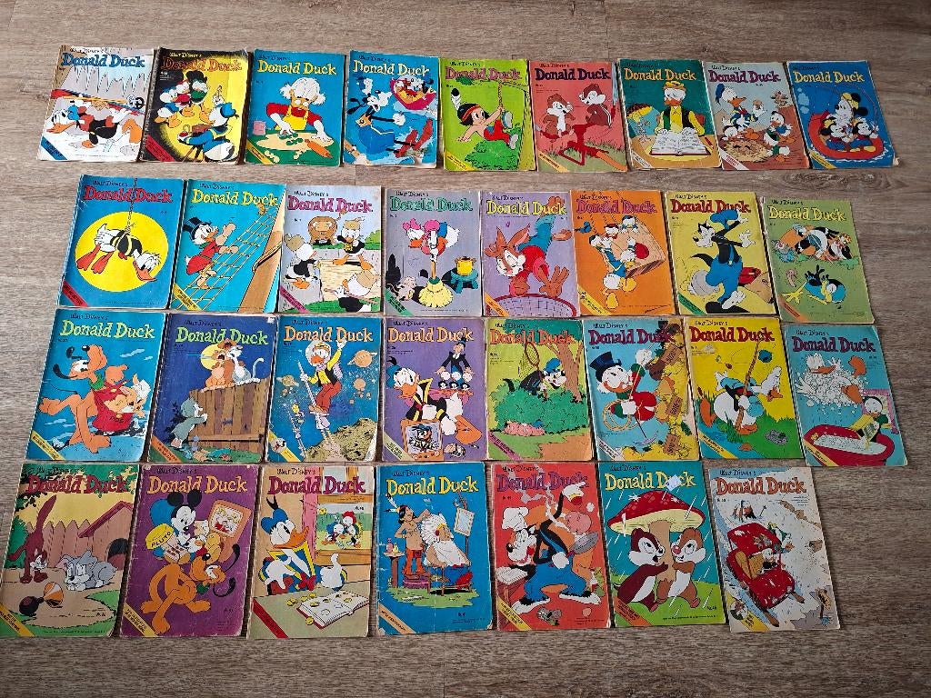 Donald Duck weekbladen jaargang 1974, Boeken, Meerdere stripboeken, Ophalen of Verzenden, Gelezen