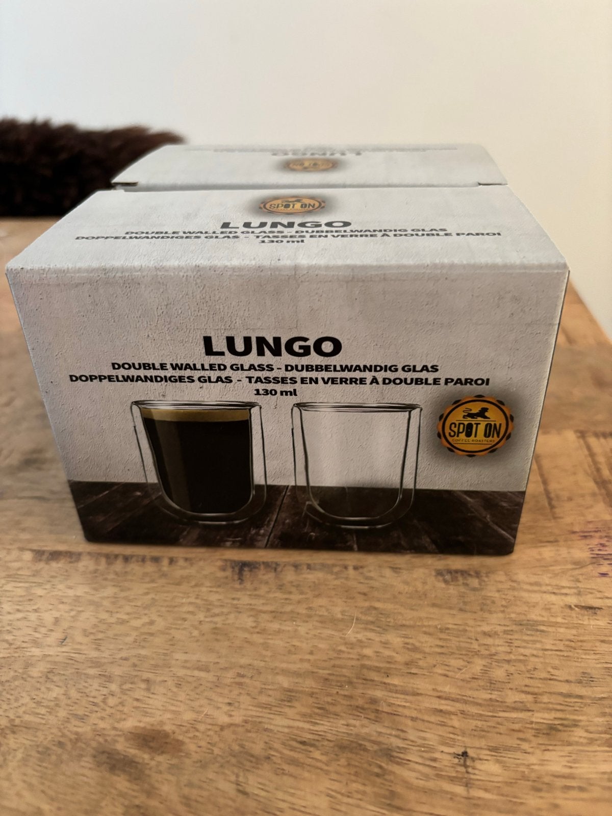 Lungo dubbelwandig glas, Nieuw, Ophalen of Verzenden, Overige merken, Glas