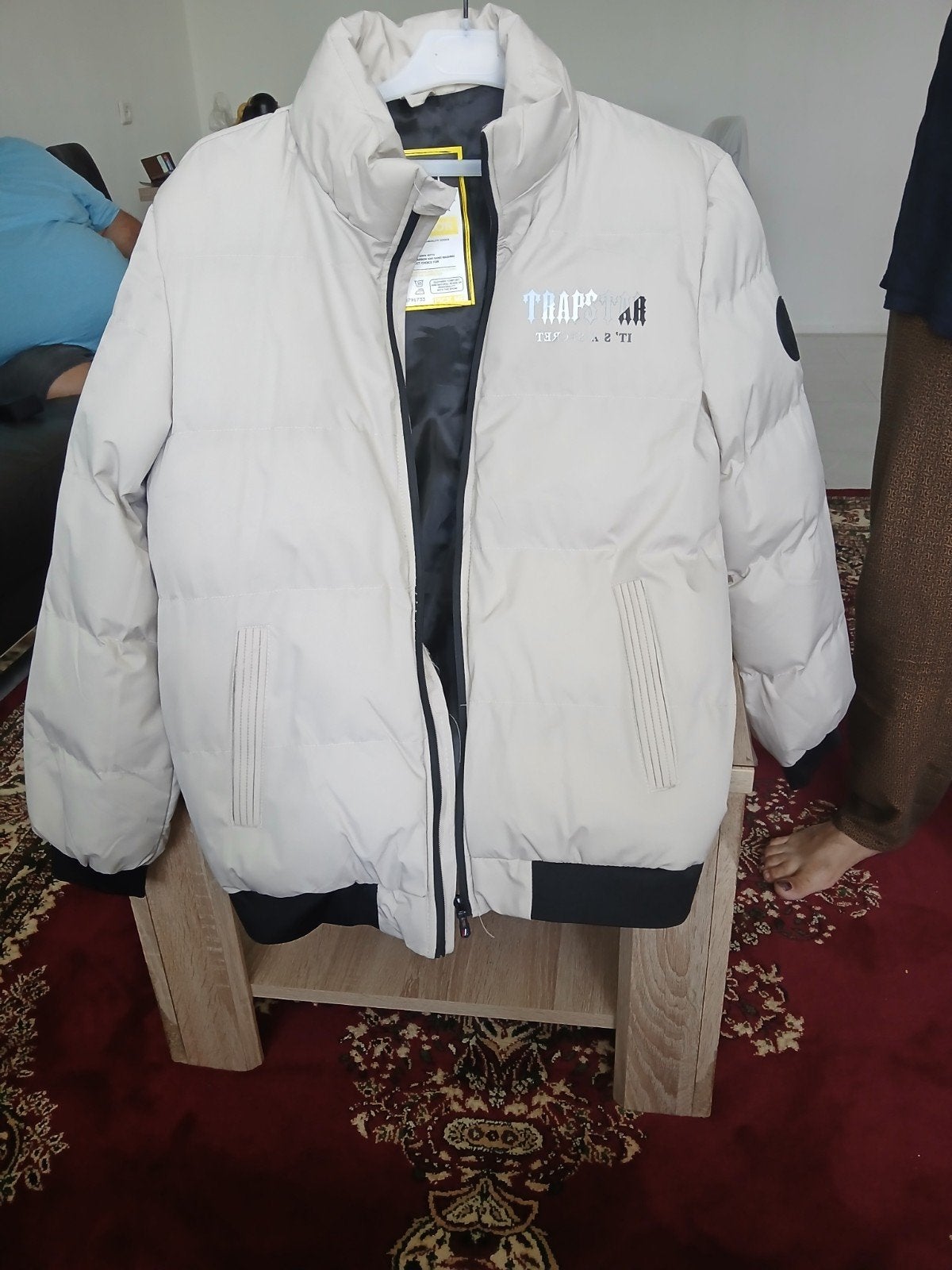 Trapstar Irongate Arch Puffer Jas - Beige, Ophalen of Verzenden