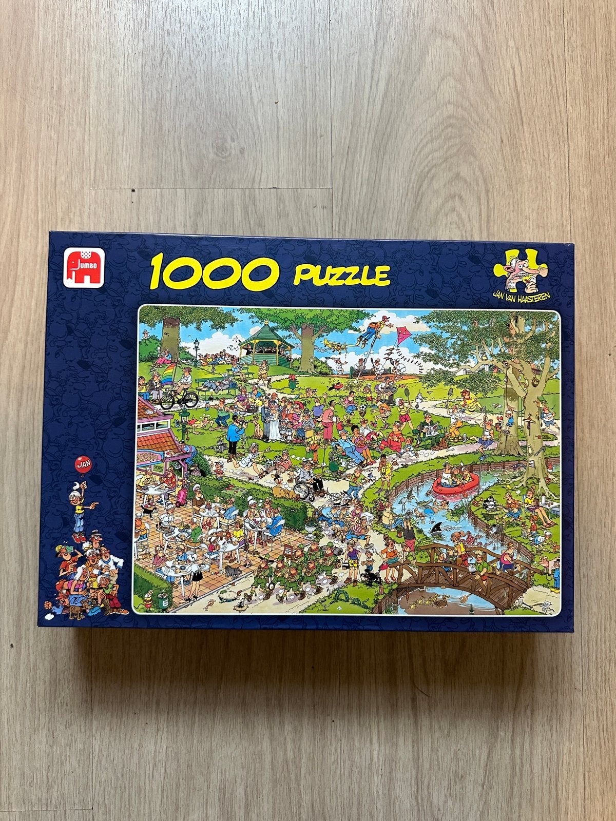 Jan van Haasteren - Het Park - 1000 stukjes, Ophalen of Verzenden, 500 t/m 1500 stukjes, Zo goed als nieuw
