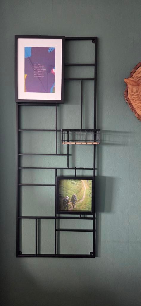 Industrieel rek 150 x 55 met accessoires, Huis en Inrichting, Woonaccessoires | Wandplanken en Boekenplanken, Ophalen