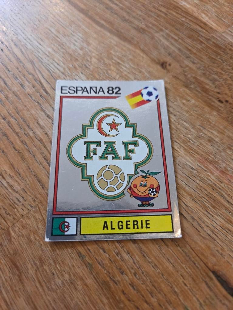 Panini WK 82, Ophalen of Verzenden, Zo goed als nieuw, Buitenlandse clubs, Poster, Plaatje of Sticker