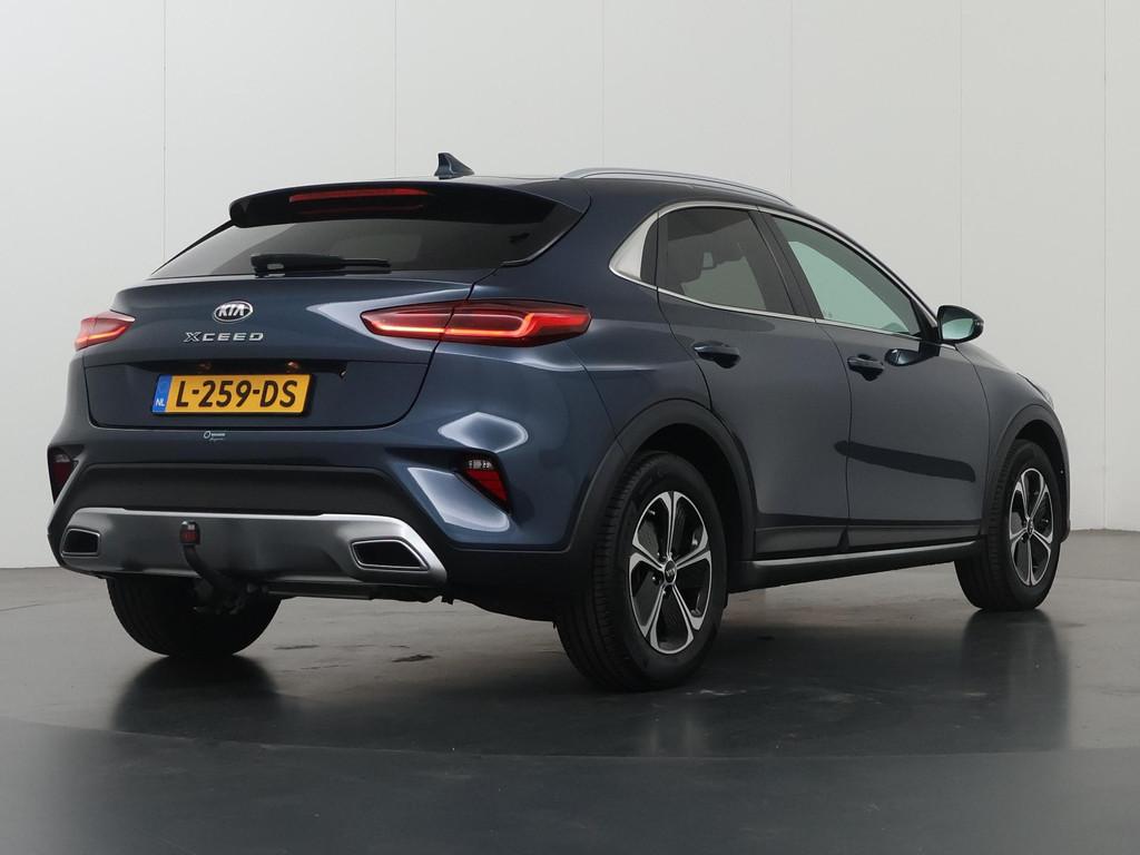 Kia XCeed 1.6 GDi PHEV DynamicPlusLine | Trekhaak | Stoel/St, Auto's, XCeed, Gebruikt, Blauw, Leder en Stof