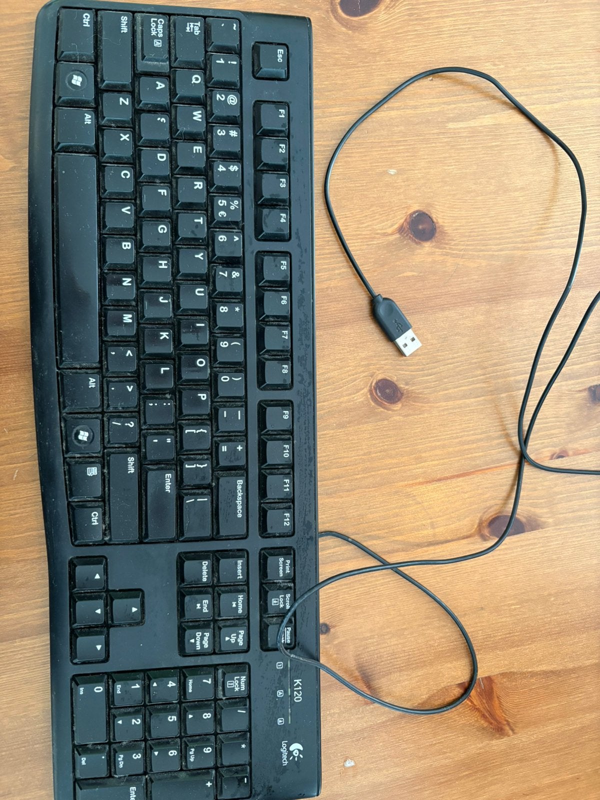 Toetsenbord bedraad - keyboard wired, Ophalen, Qwerty, Gebruikt, Bedraad
