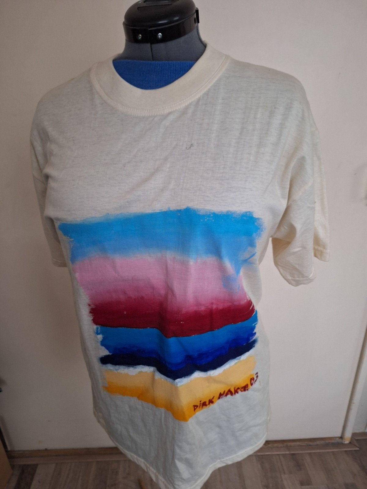 DIRK HAKZE: strand-schilderij op T shirt, Ophalen of Verzenden