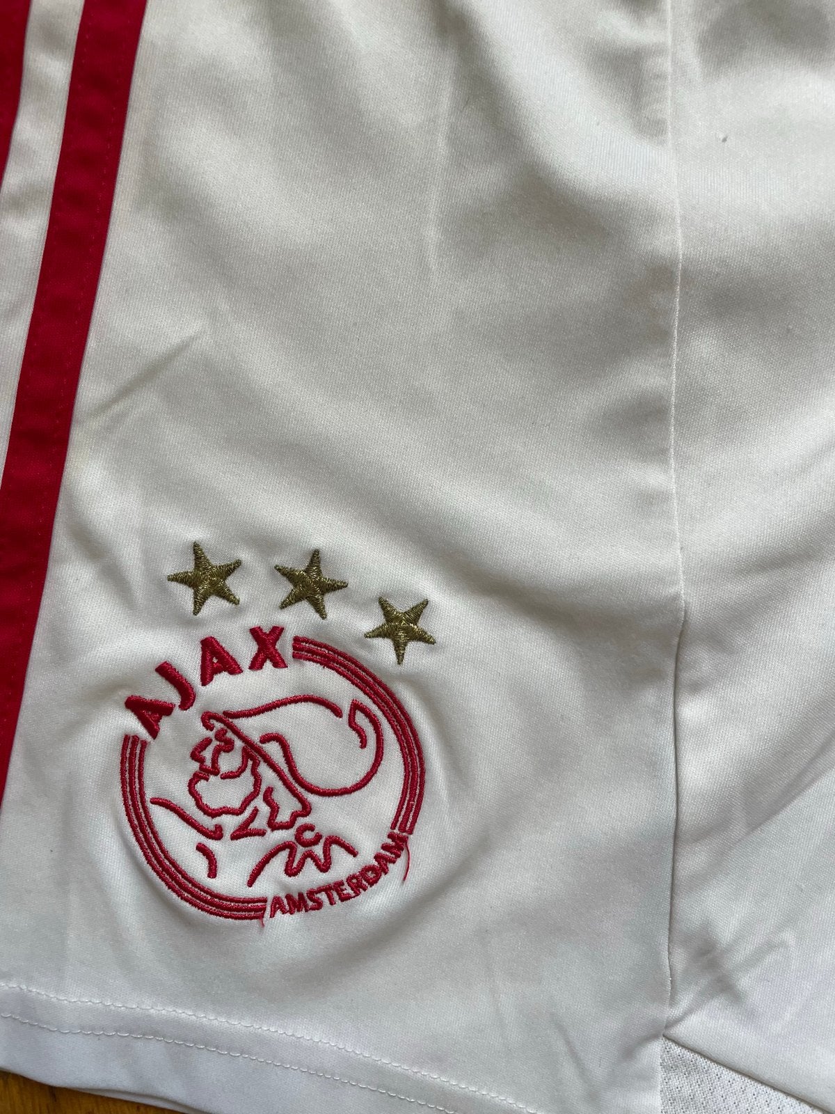 Adidas Ajax Voetbalbroekje - Maat S (9-10 jaar), Sport en Fitness, Voetbal, Maat S, Verzenden, Gebruikt, Broek